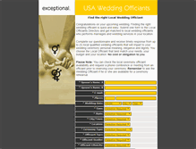 Tablet Screenshot of localofficiants.com